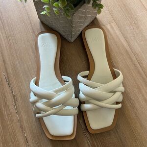 Zara Flat Strappy Sandals